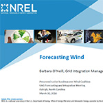 NREL Wind Forecasting and Integration