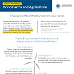 Wind Farms and Agriculture